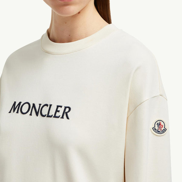 Embroidered Tonal Logo Cotton Sweatshirt