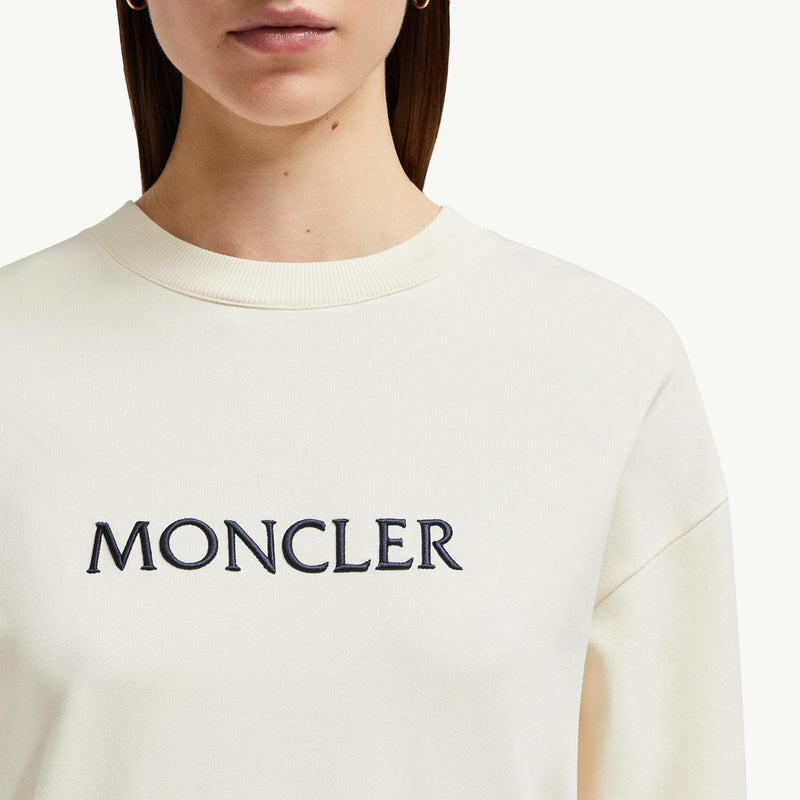 Embroidered Tonal Logo Cotton Sweatshirt
