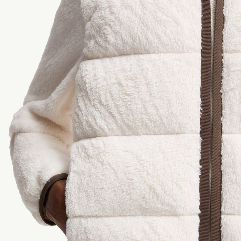 Padded PolartecZip-Up Hoodie