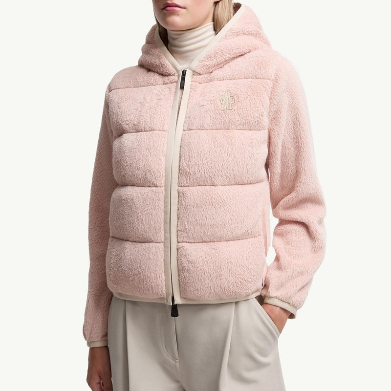 Padded PolartecZip-Up Hoodie