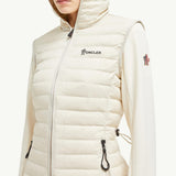 Padded Zip-Up Cotton Hoodie