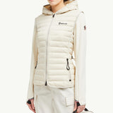 Padded Zip-Up Cotton Hoodie