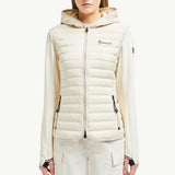 Padded Zip-Up Cotton Hoodie