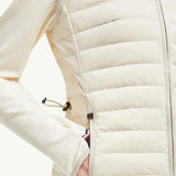 Padded Zip-Up Cotton Hoodie