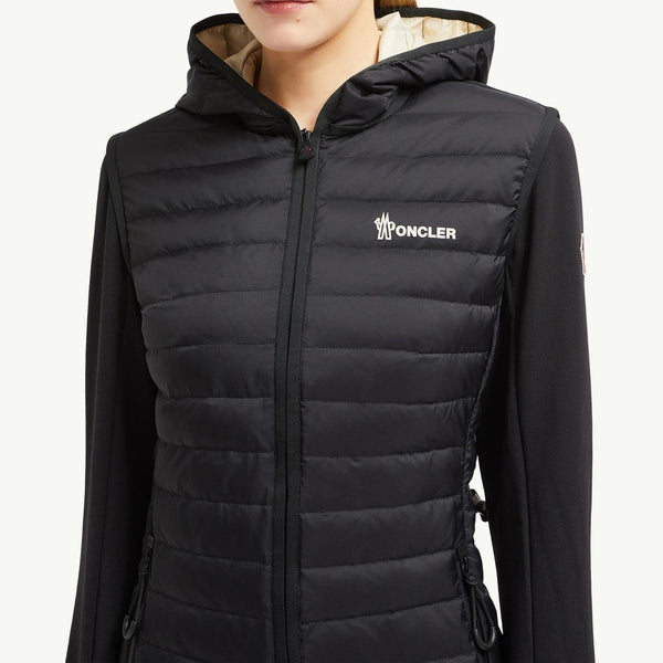 Padded Zip-Up Cotton Hoodie
