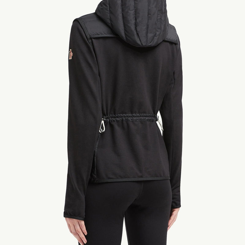 Padded Zip-Up Cotton Hoodie