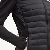 Padded Zip-Up Cotton Hoodie