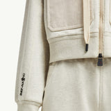 Cotton & Linen Zip-Up Hoodie