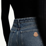 Straight Leg Bleached Jeans