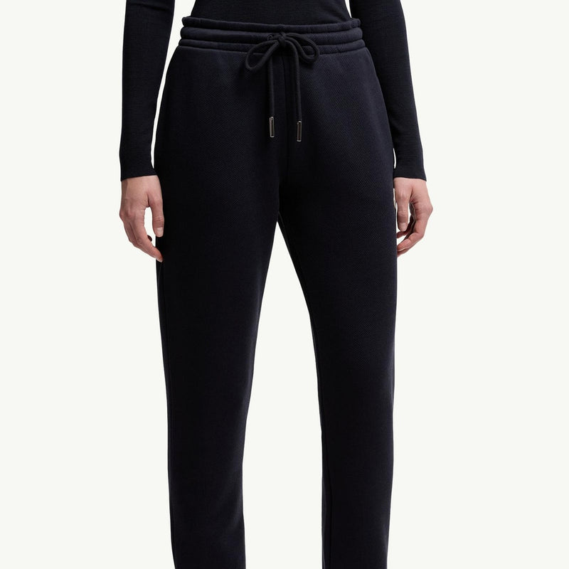 Logo Patch Cotton Track Pants