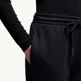Logo Patch Cotton Track Pants