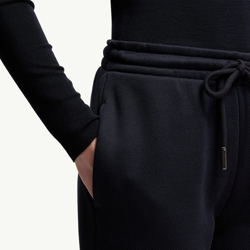 Logo Patch Cotton Track Pants