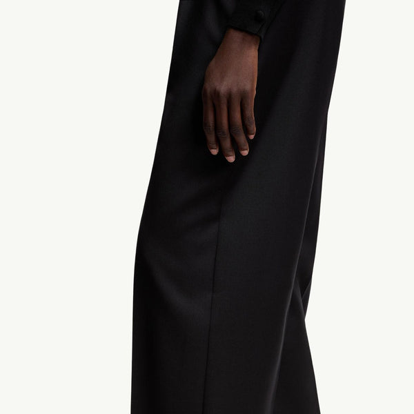 Wool Gabardine Tailored Trousers