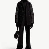 Wool Gabardine Tailored Trousers