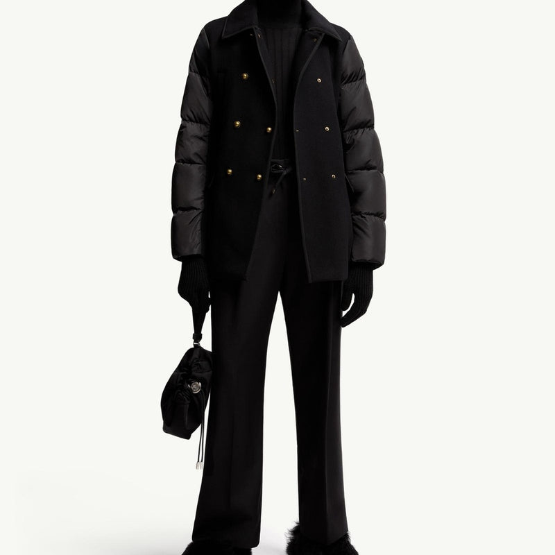 Wool Gabardine Tailored Trousers