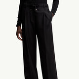 Wool Gabardine Tailored Trousers