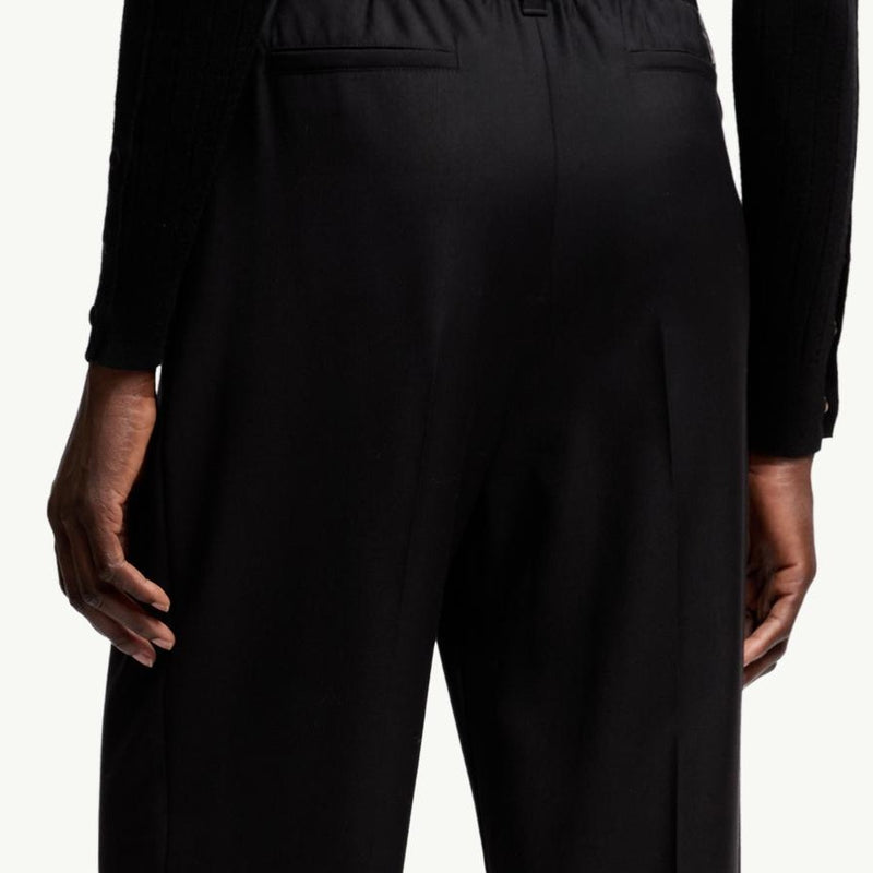 Wool Gabardine Tailored Trousers