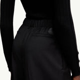 Wool Gabardine Tailored Trousers