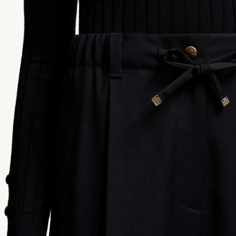 Wool Gabardine Tailored Trousers