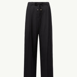 Wool Gabardine Tailored Trousers