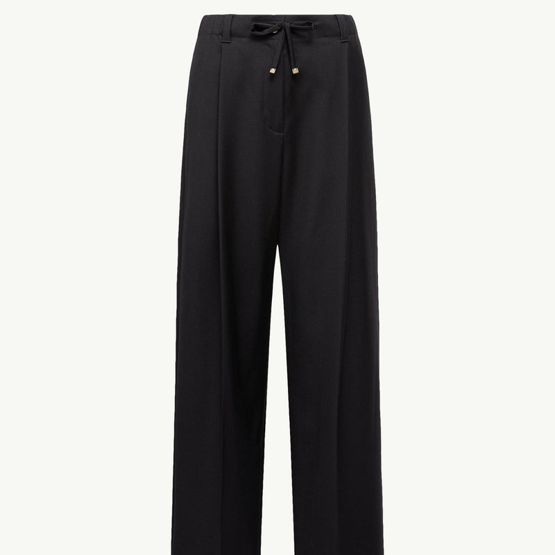 Wool Gabardine Tailored Trousers