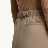 Wool Gabardine Tailored Trousers