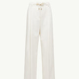 Wool Gabardine Tailored Trousers