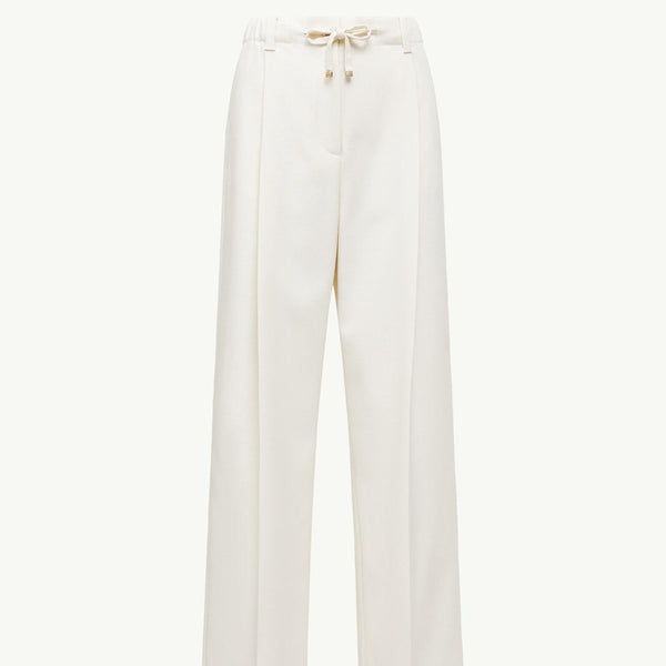 Wool Gabardine Tailored Trousers