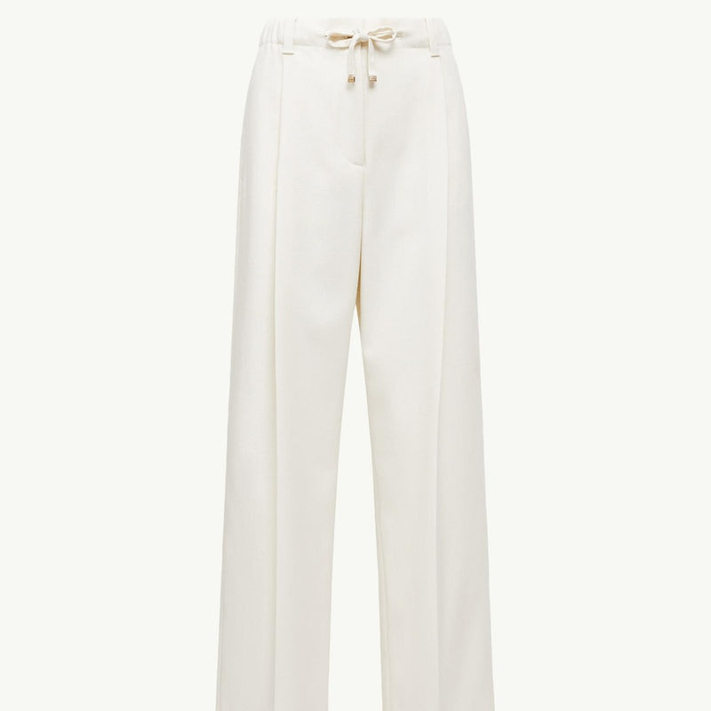 Wool Gabardine Tailored Trousers