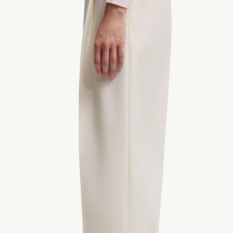 Wool Gabardine Tailored Trousers