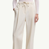 Wool Gabardine Tailored Trousers
