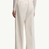 Wool Gabardine Tailored Trousers