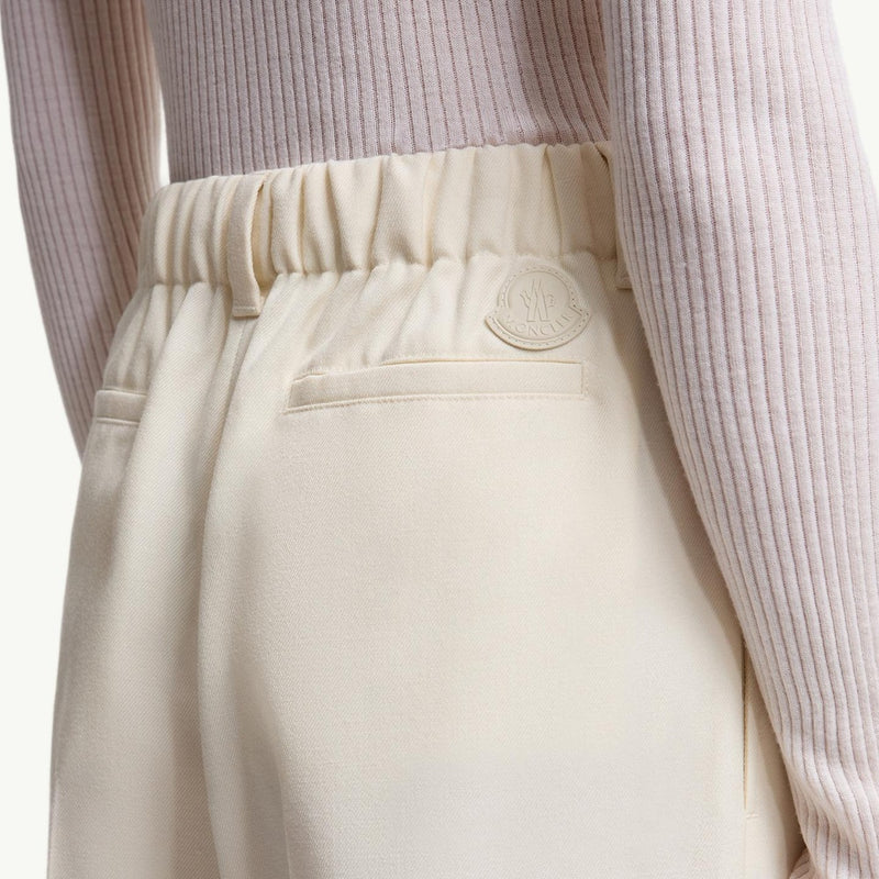 Wool Gabardine Tailored Trousers