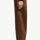 Straight Leg Cotton Gabardine Trousers
