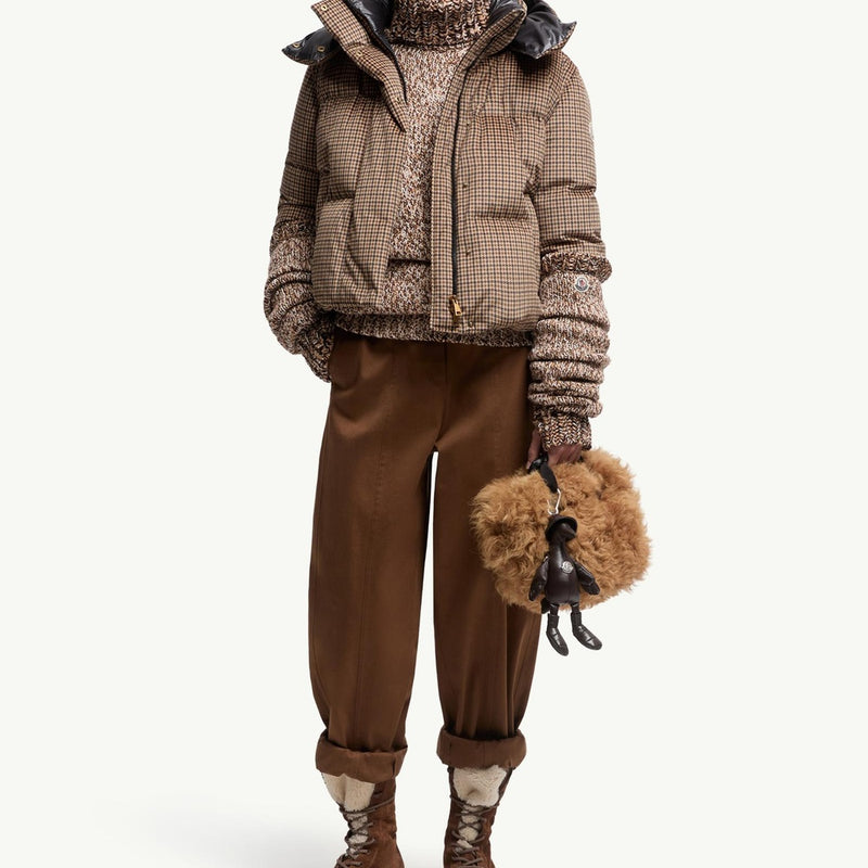 Straight Leg Cotton Gabardine Trousers
