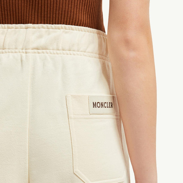 Wide Leg Cotton Track Pants