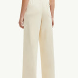 Wide Leg Cotton Track Pants