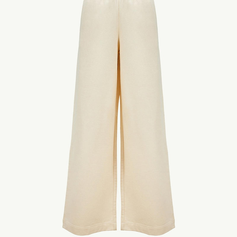 Cotton Gabardine Straight Leg Trousers