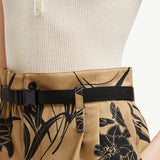 Floral Print Cotton Shorts