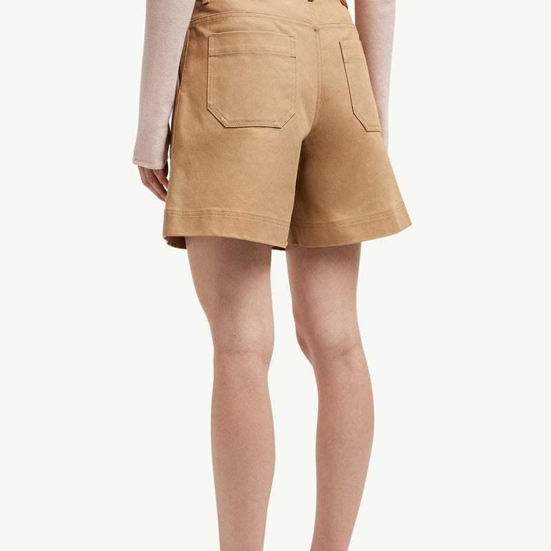 Cotton Gabardine Bermuda Shorts