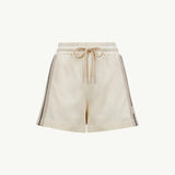 Crochet Accent Cotton Shorts