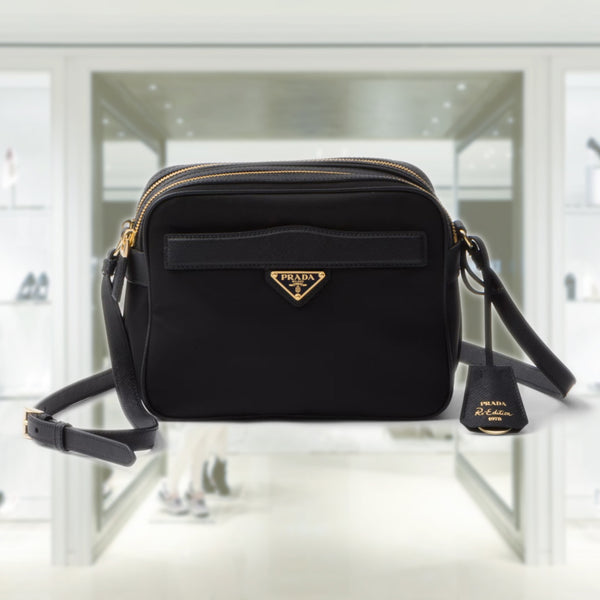 Prada Re-Edition 1978 Re-Nylon and Saffiano leather mini shoulder bag