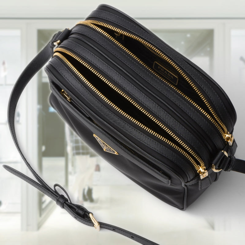 Prada Re-Edition 1978 Re-Nylon and Saffiano leather mini shoulder bag