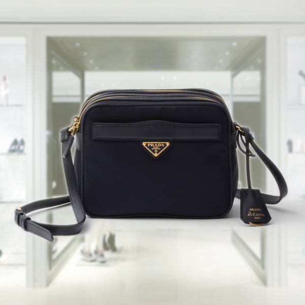 Prada Re-Edition 1978 Re-Nylon and Saffiano leather mini shoulder bag