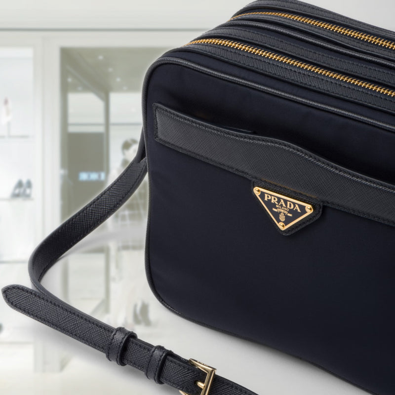 Prada Re-Edition 1978 Re-Nylon and Saffiano leather mini shoulder bag