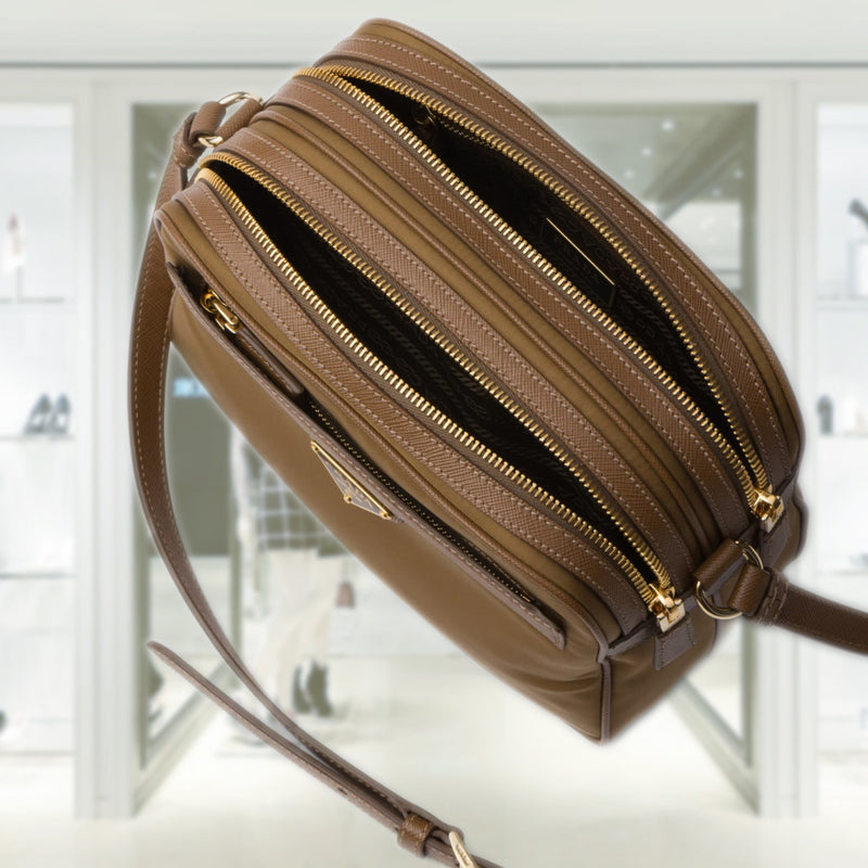 Prada Re-Edition 1978 Re-Nylon and Saffiano leather mini shoulder bag