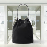 Re-Nylon embroidered mini-bag
