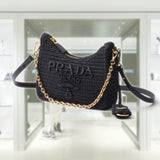 Prada Re-edition crochet mini-bag