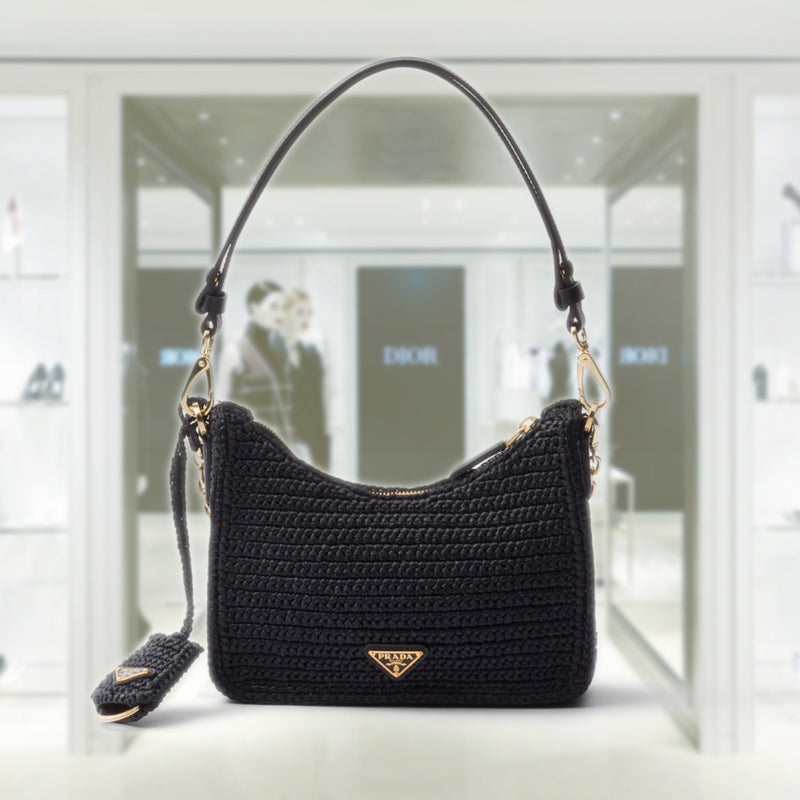 Prada Re-edition crochet mini-bag
