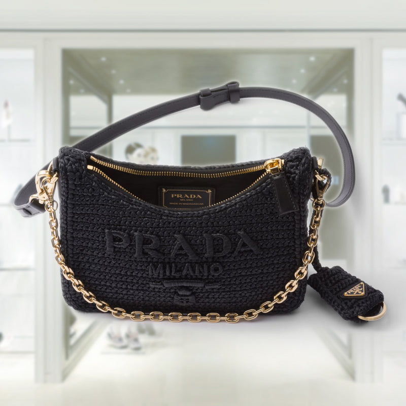Prada Re-edition crochet mini-bag